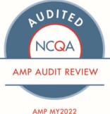 NCQA AMP Audit Review AMP My2022 logo